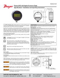 Thumbnail of document Manual - DPG Digital Pressure Gage
